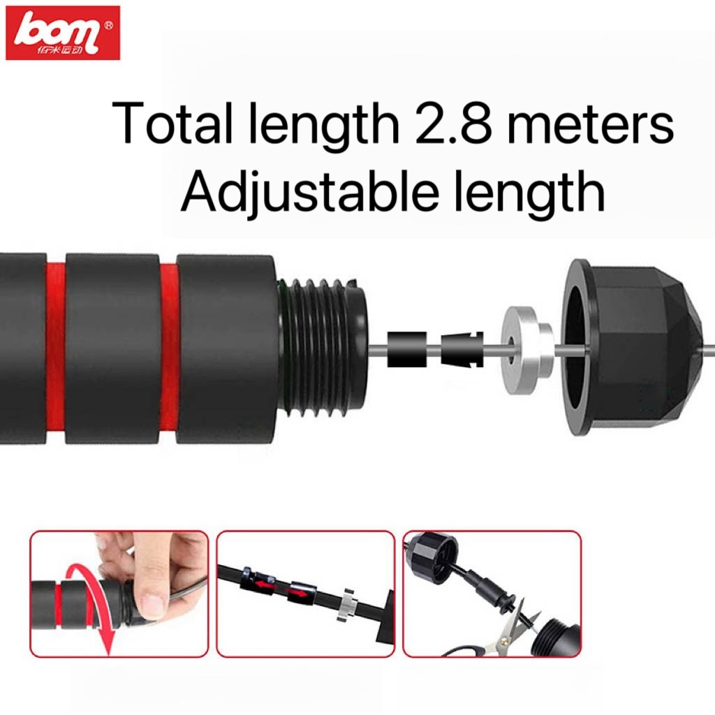 adjustable length tangle-free jump rope kits