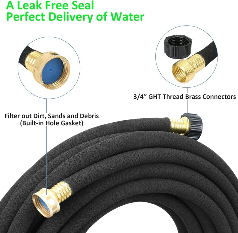 1/2 inch Foot Round Heavy-duty Soaker Hose for Foundation Watering