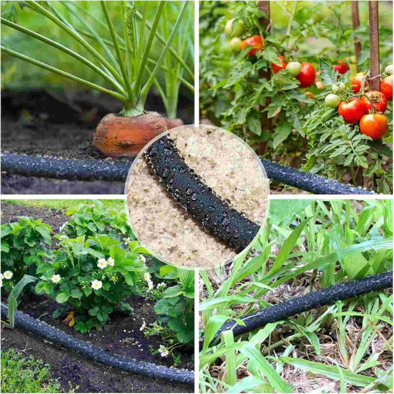 flower bed irrigation soaker pipes