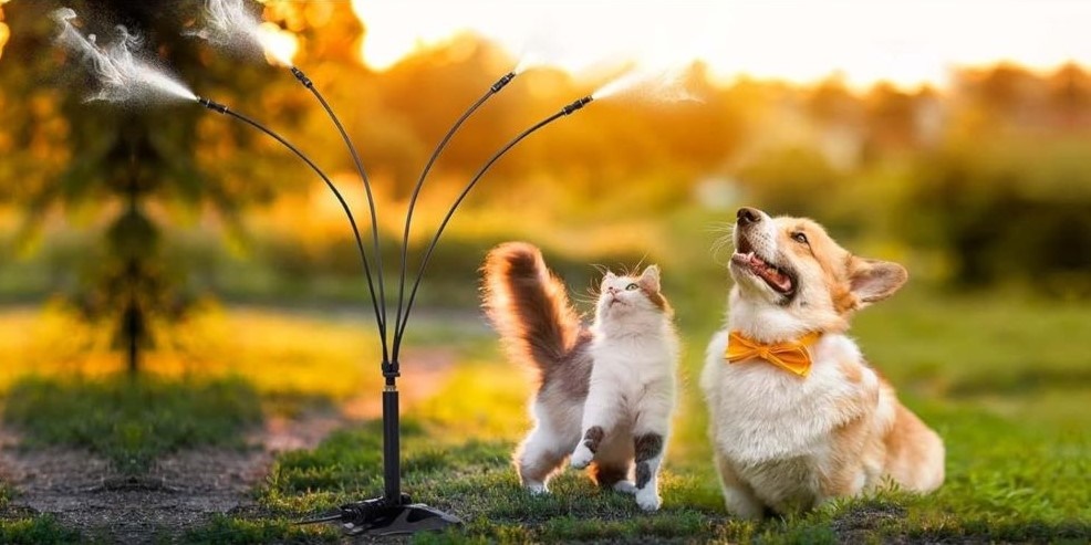 Backyard Cooling Sprinkler Solutions for Kids and Pets
