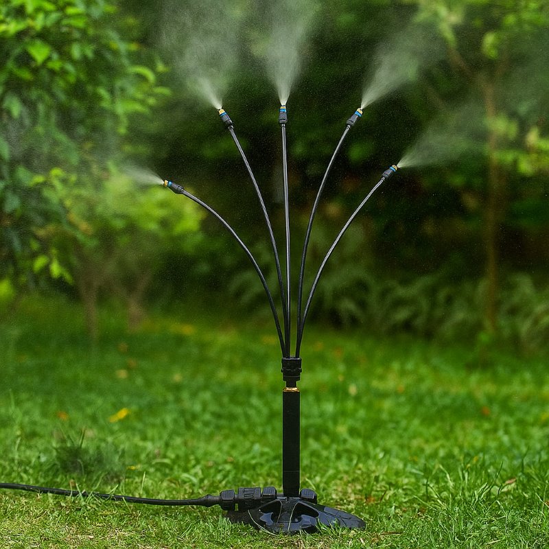portable garden cooling sprinkler kits
