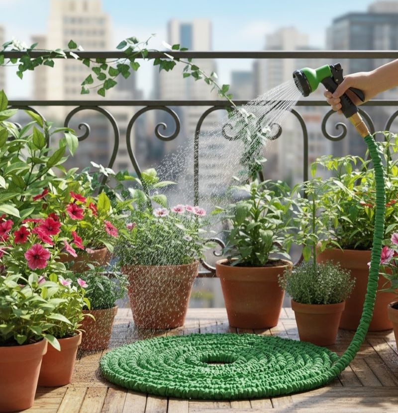 tangle-free expandable garden hose