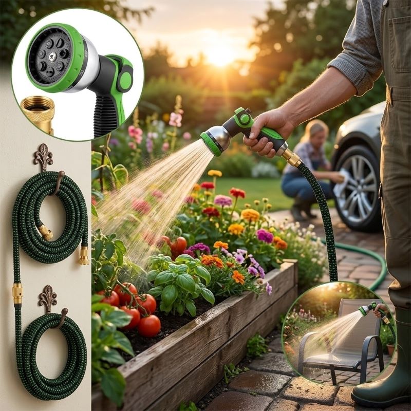 10 Smart Uses for Your Expandable Garden Hose Beyond Just Watering Plants(1)
