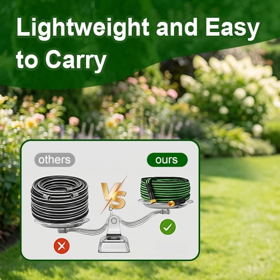 crush-proof expandable garden hose