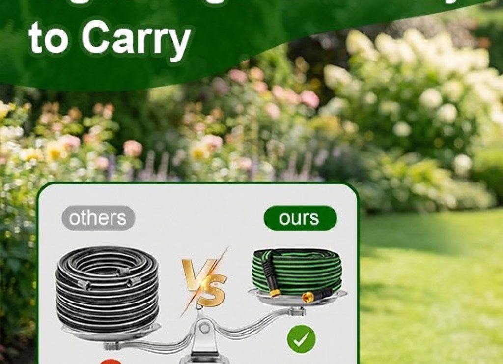 crush-proof expandable garden hose