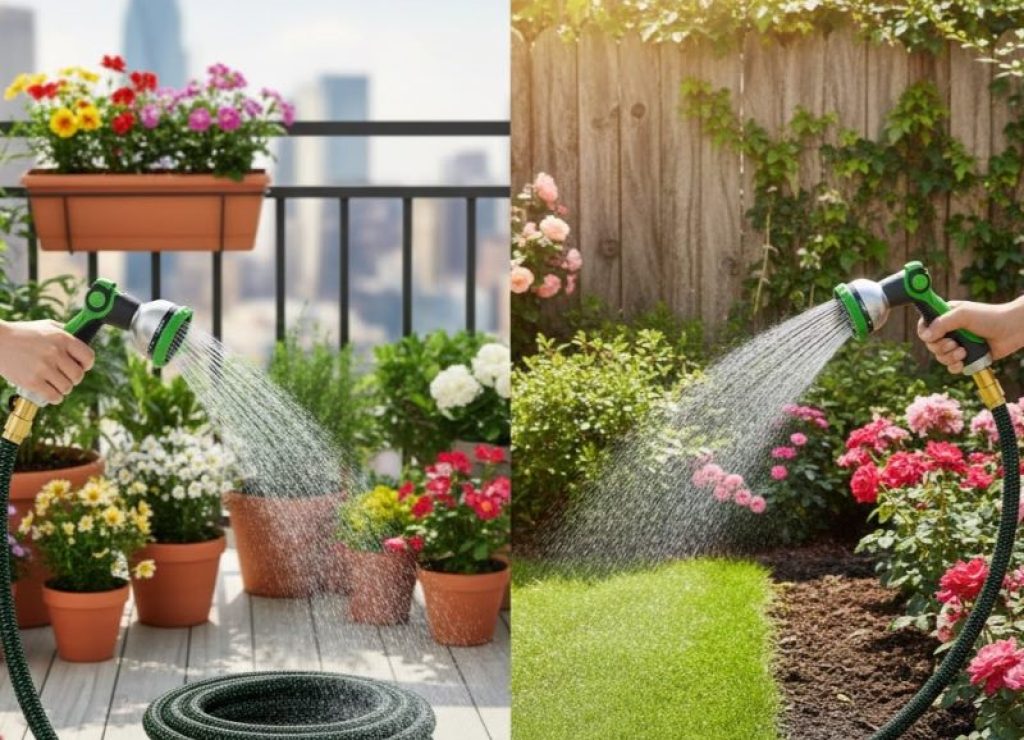 expandable garden hoses for irrigation