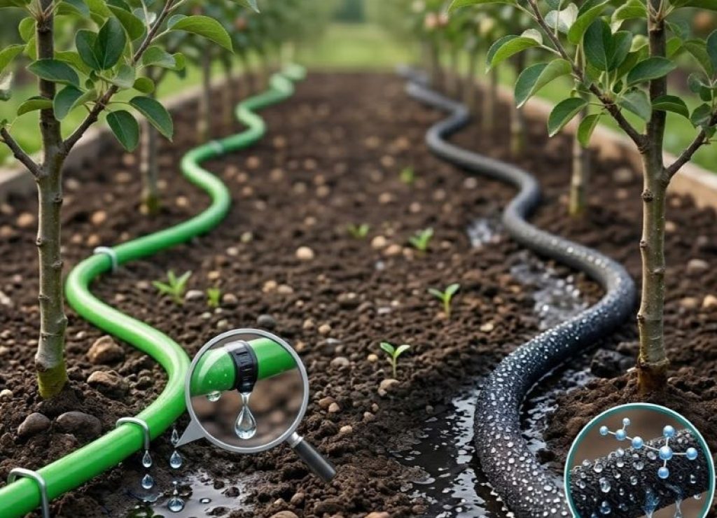 garden irrigation pipe system